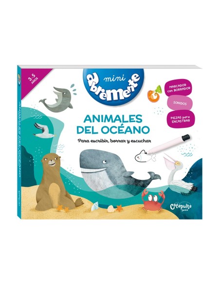 MINI ABREMENTE ANIMALES DEL OCEANO