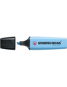 C 10 marcador fluorescente azul ventoso stabilo boss 70 112