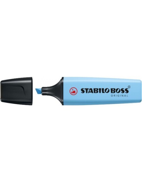 C 10 marcador fluorescente azul ventoso stabilo boss 70 112