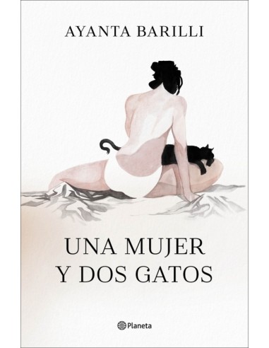 Una mujer y dos gatos