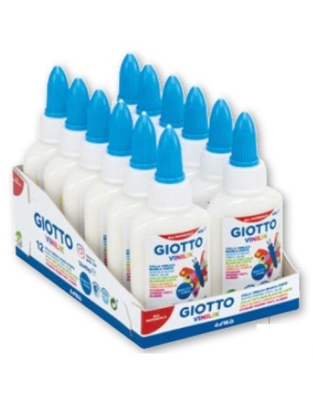 C 12 bote pegamento cola blanca giotto vinilik 40g con aplicador