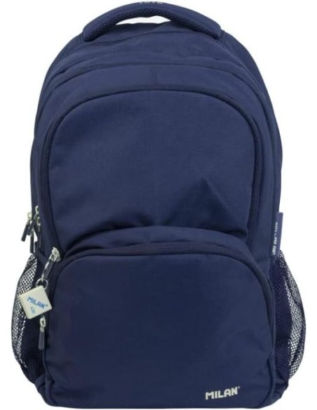 MOCHILA ESCOLAR 4 CREMALLERAS SERIE 1918 AZUL MARINO