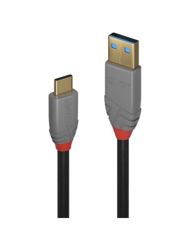 36911 cable USB 1 m USB C USB A Negro, Gris