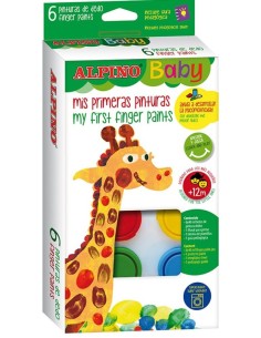 Set pintura de dedos alpino baby