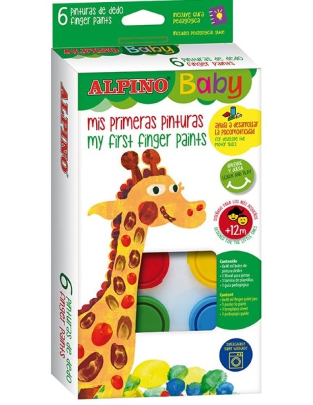 Set pintura de dedos alpino baby