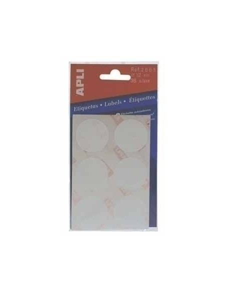 Circular labels 5 sheets 19 x 19mm Blue etiqueta autoadhesiva Azul 100 pieza(s)