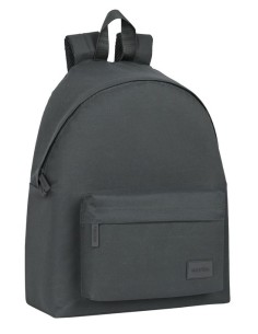 MOCHILA SAFTA BASIC GRIS 33x42x15cm