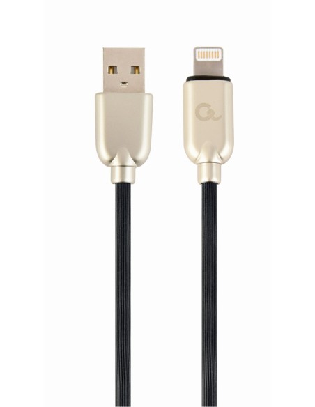 CC-USB2R-AMLM-1M cable de conector Lightning Negro