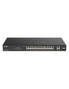 DGS-1100-26MPV2 switch Gestionado L2 Gigabit Ethernet (10/100/1000) Energía sobre Ethernet (PoE) Negro