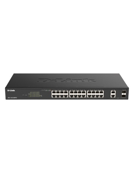 DGS-1100-26MPV2 switch Gestionado L2 Gigabit Ethernet (10/100/1000) Energía sobre Ethernet (PoE) Negro