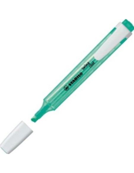 C 10 marcadores fluorescentes swing cool turquesa 275 51