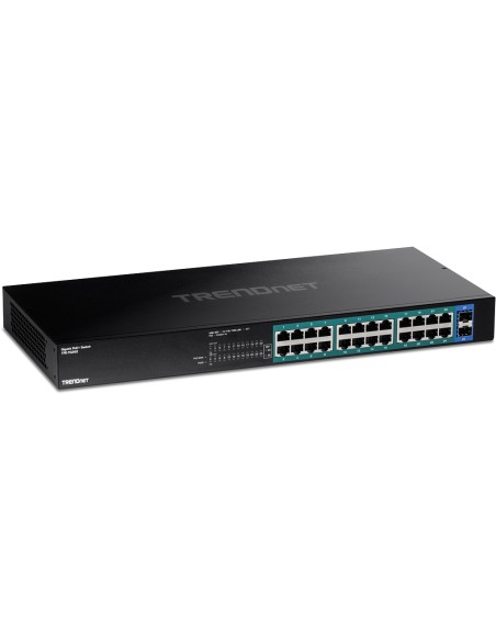 TPE-TG262 switch No administrado L2 Gigabit Ethernet (10/100/1000) Energía sobre Ethernet (PoE) 1U Negro