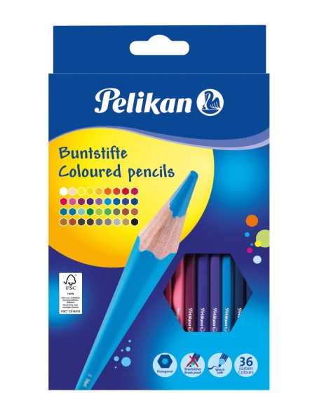 700139 laápiz de color Multicolor 36 pieza(s)