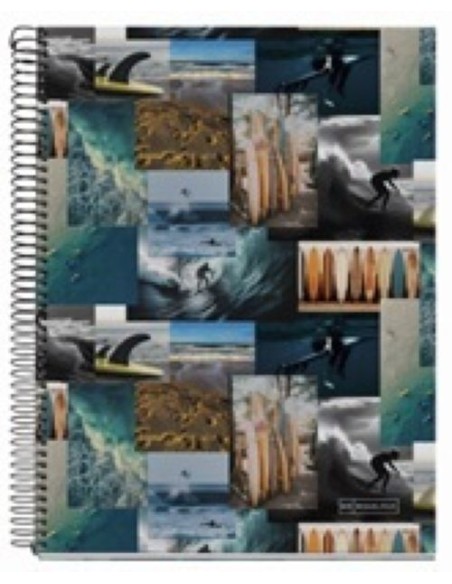 NOTEBOOK4 A4 120H CUADRICULA 5X5 70G SURFIN NOTEBOOK4 A4 120H CUADRICULA 5X5 70G SURFIN