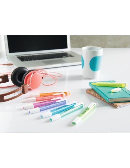 swing cool Deskset marcador permanente Azul, Verde, Naranja, Pastel, Rosa, Rojo, Amarillo 18 pieza(s)