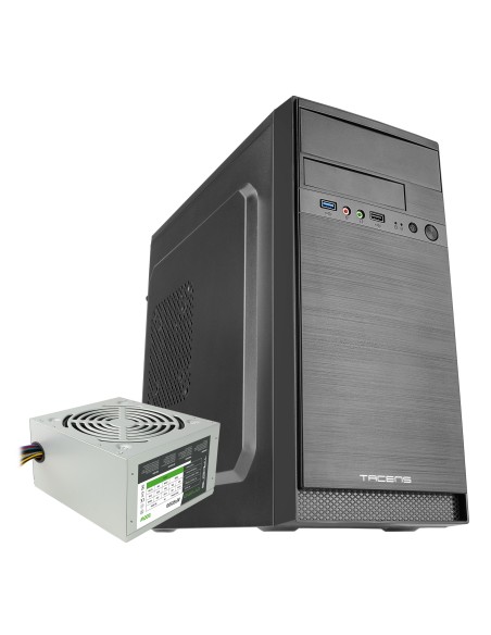 Anima AC4500 - Caja de Ordenador de Sobremesa (MicroATX / Mini-ITX Minitorre + PSU 500W)