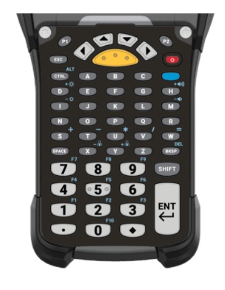 KYPD-MC9353ANR-01 teclado para móvil Negro, Gris Alfanumérico Inglés