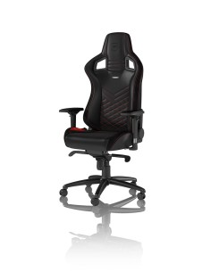 EPIC Silla para videojuegos de PC Asiento acolchado Negro, Rojo