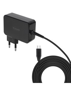 Cargador de portátil GAN USB-C PD 100W, Negro
