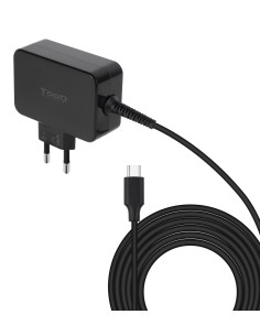 Cargador de portátil GAN USB-C PD 45W, Negro