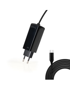 Cargador de portátil GAN USB-C PD 45W, Negro