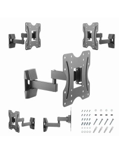 Soporte de pared para TV de movimiento completo, 23''-42''