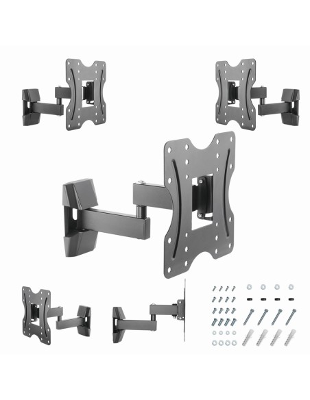 Soporte de pared para TV de movimiento completo, 23''-42''