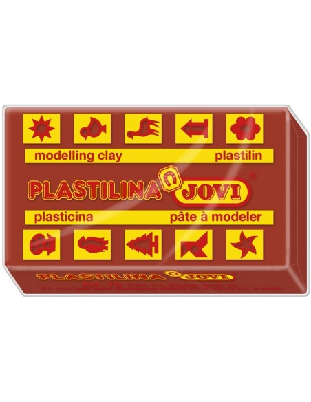 PASTILLAS PLASTILINA 50 G - MARRÓN JOVI - 1 pieza(s) - 7009