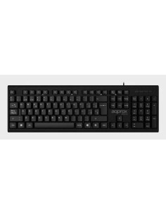 APPMX225 teclado Hogar USB QWERTY Negro