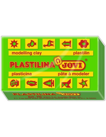 PASTILLAS PLASTILINA 50 G - VERDE CLARO JOVI - 1 pieza(s) - 7010