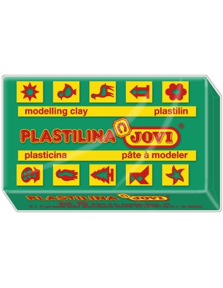 PASTILLAS PLASTILINA 50 G - VERDE OSCURO JOVI - 1 pieza(s) - 7011