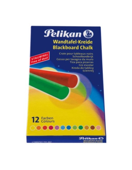 701367 tiza Azul, Marrón, Verde, Naranja, Rojo, Violeta, Amarillo 12 pieza(s)