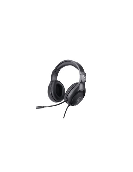 Yttrium Auriculares Alámbrico Diadema Juego Negro