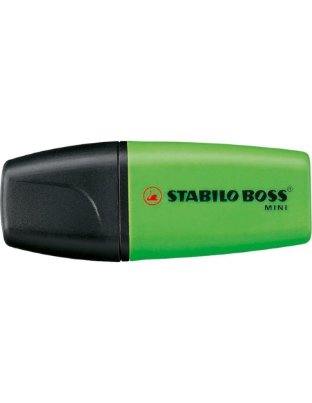 Boss Mini marcador Verde 07/33 Pack de 10 Unid
