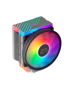 Disipador CPU Dual ARGB, 4 Heatpipes HCT, TDP 160 W, Ventilador Ultra-silencioso PWM 11 cm, MCPU44