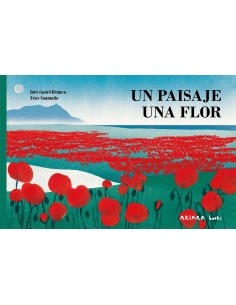 Un paisaje una flor