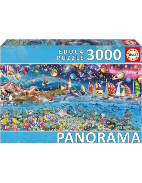 PUZZLE 3000 PIEZAS VIDA EN LA COSTA