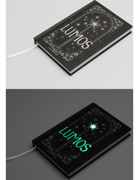 CUADERNO PREMIUM A5 CON LUZ HARRY POTTER LUMOS MAXIMA