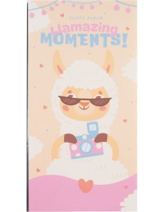 ALBUM DE FOTOS SOFT 96 BOLSILLOS 10X15CM LLAMA