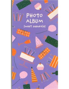 ALBUM DE FOTOS SOFT 96 BOLSILLOS 10X15CM SWEET MEMORIES