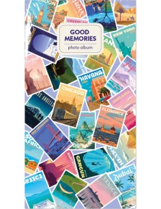 ALBUM DE FOTOS SOFT 96 BOLSILLOS 10X15CM WANDERLUST