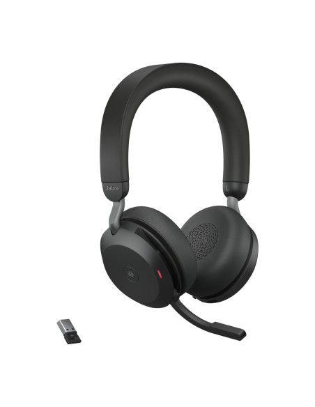 Evolve2 75 Auriculares Inalámbrico Diadema Oficina/Centro de llamadas Bluetooth Base de carga Negro
