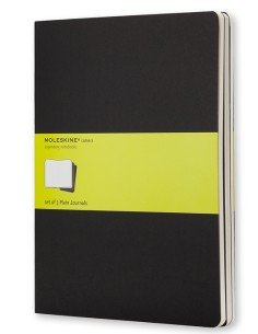 Cahier cuaderno y block 120 hojas Negro