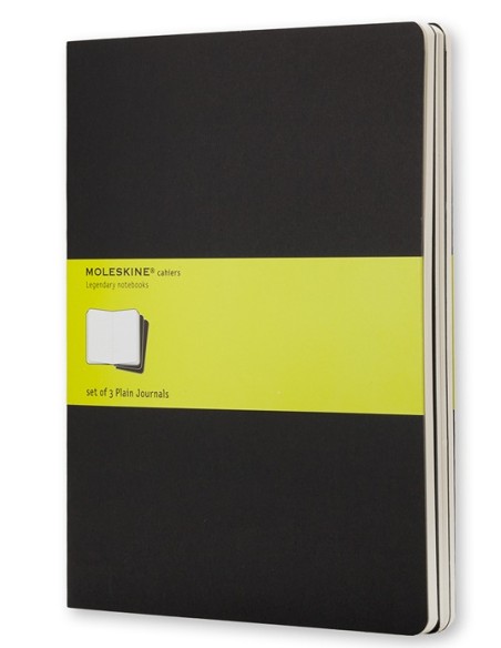 Cahier cuaderno y block 120 hojas Negro