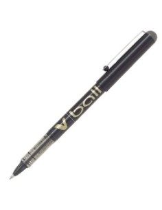 c 12 Boligrafo Pilot V Ball negro punta 07mm