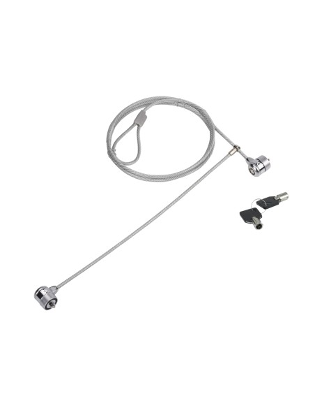 CNBSLOCK15T cable antirrobo Plata 1,5 m