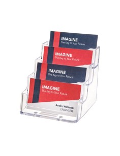 70841 acollador de tarjeta Poliestireno Transparente