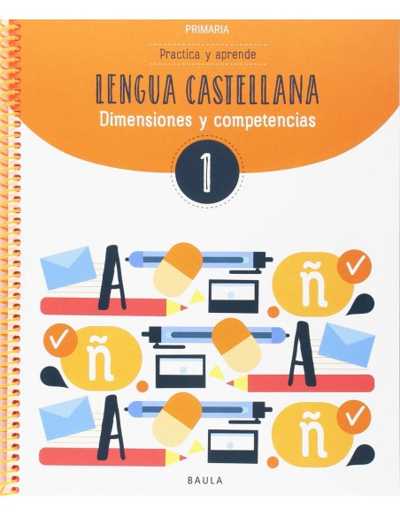CUADERNO LENGUA CASTELLANA 1RPRIMARIA COMPETENCIES BASIQUES
