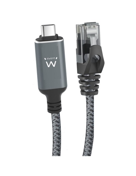 EC2002 cable de red Negro, Gris 2 m Cat6