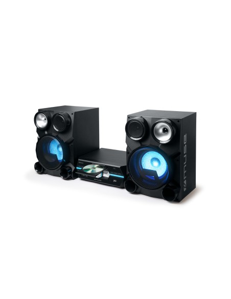 M-80 DJ sistema de audio para el hogar Minicadena de música para uso doméstico Negro